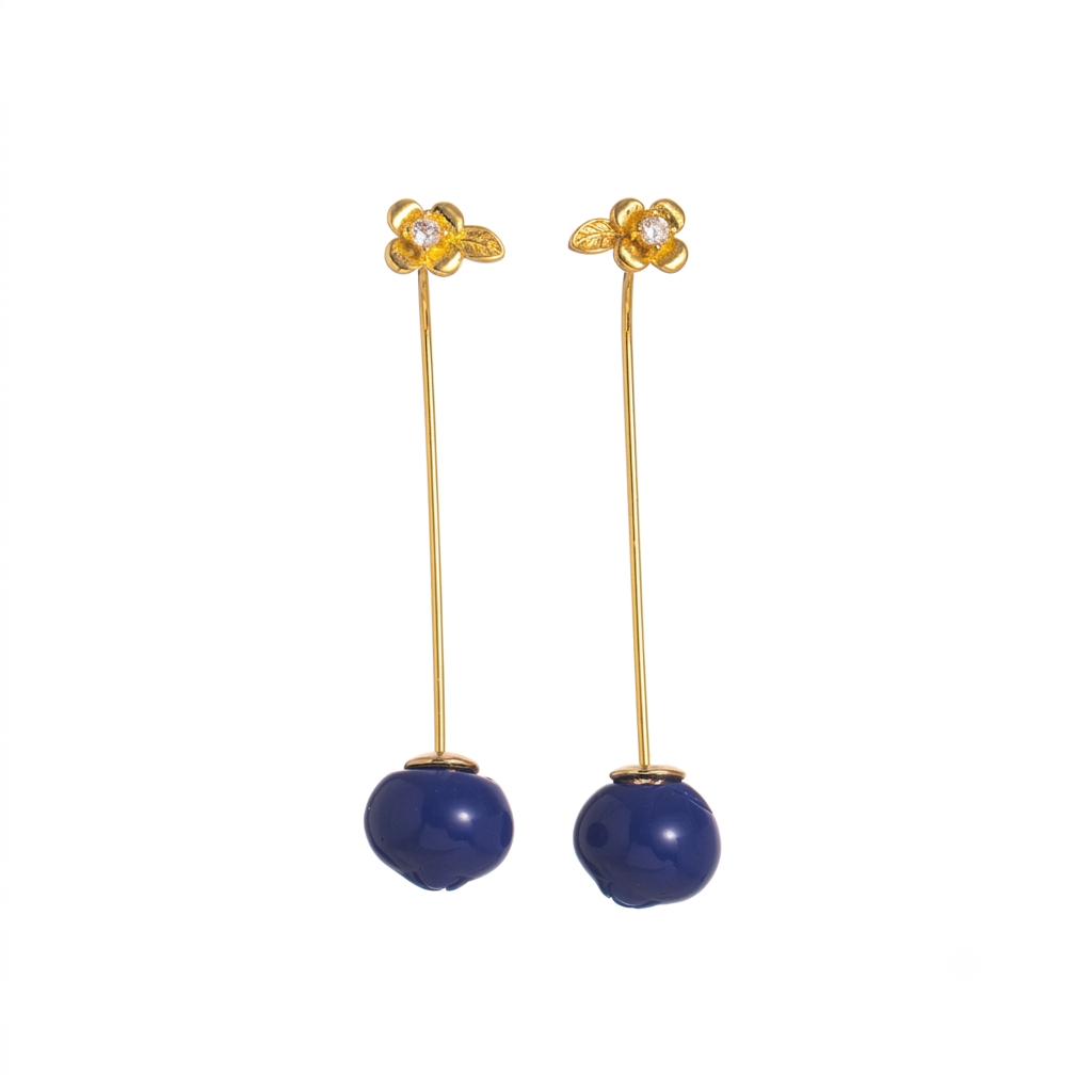 INOX.1 Aretes blue berry