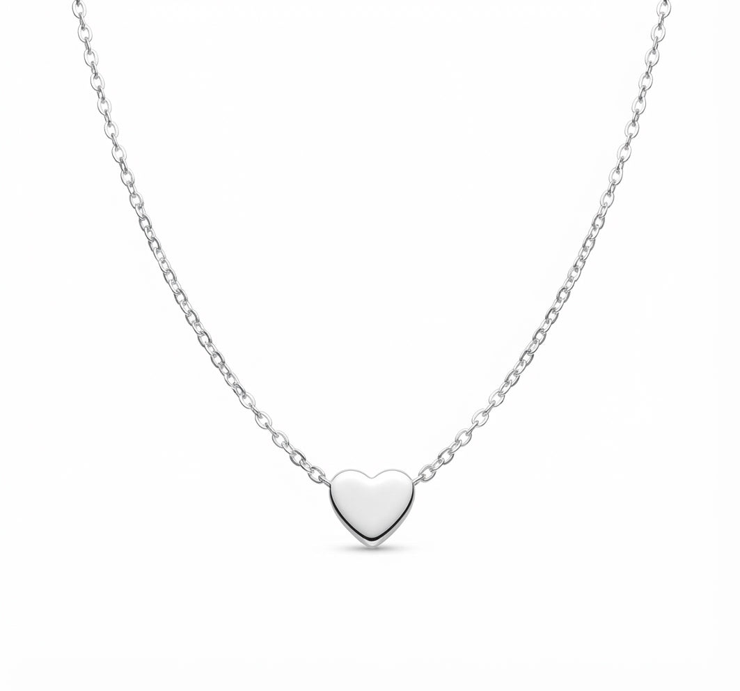 Fantasía fina CO.79 Collar de mini corazón