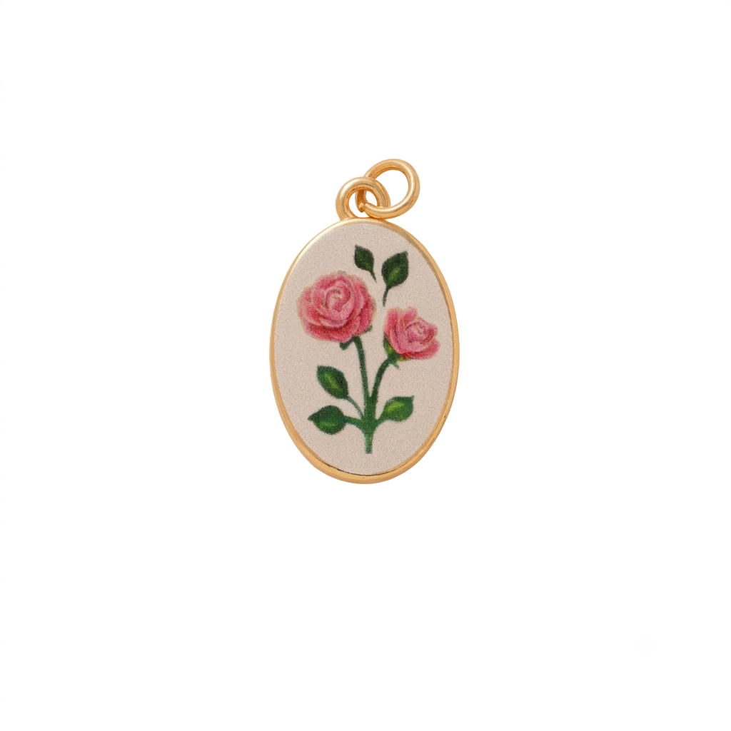 CHARM.35 Charm de rosas
