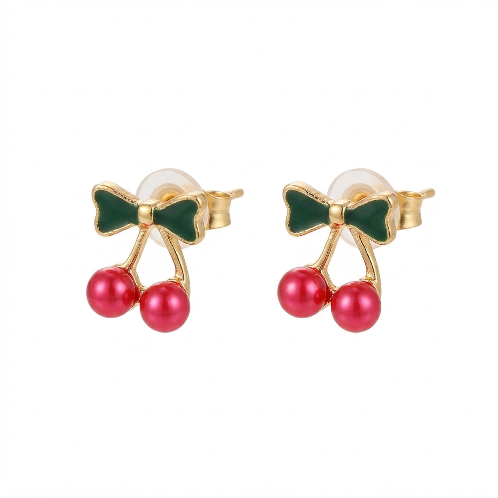 Fantasía fina ARE.14 Aretes de cereza