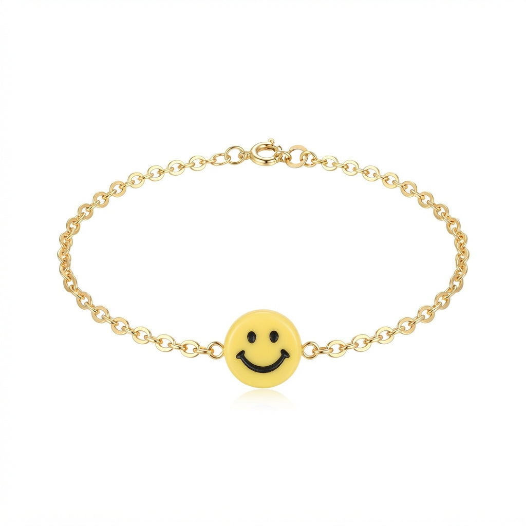 Fantasía fina PUL.54 Pulsera de carita feliz