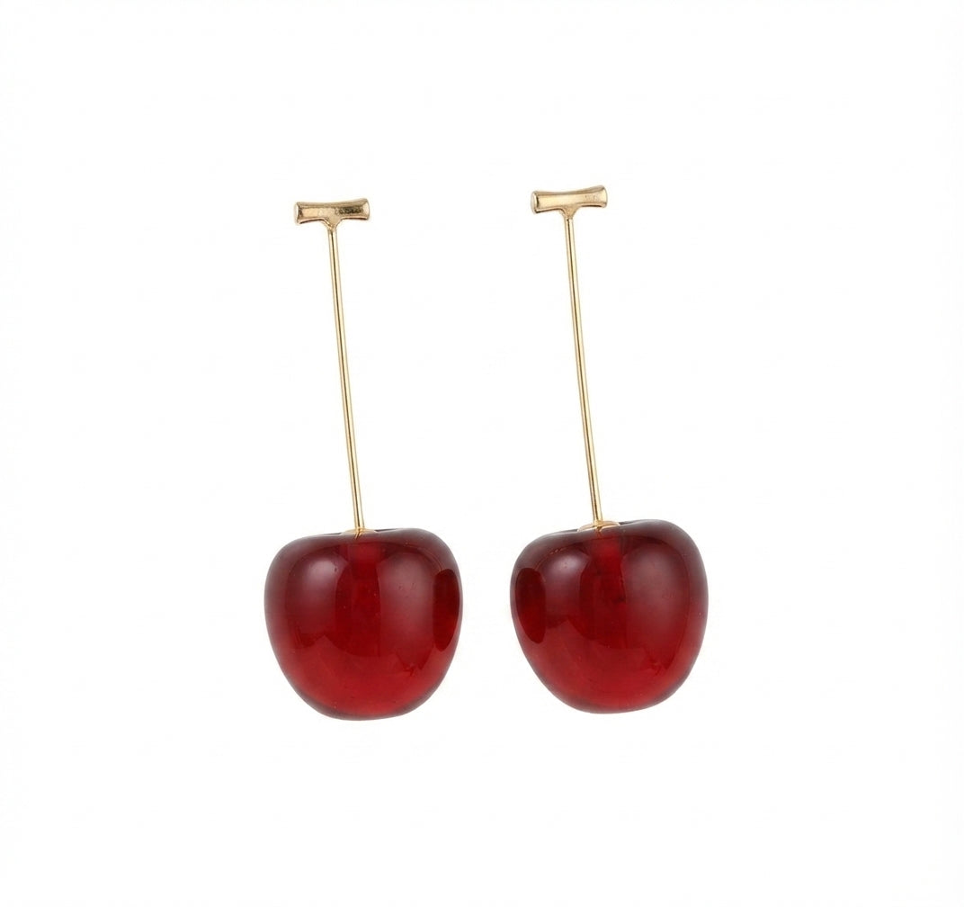 Fantasía fina ARE.7 Aretes Cherry