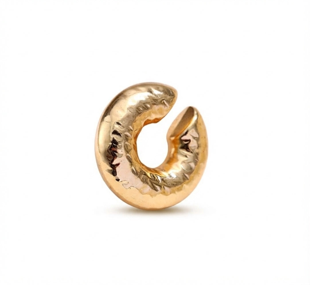 Fantasía fina ARE.141 Hoop dorado con textura