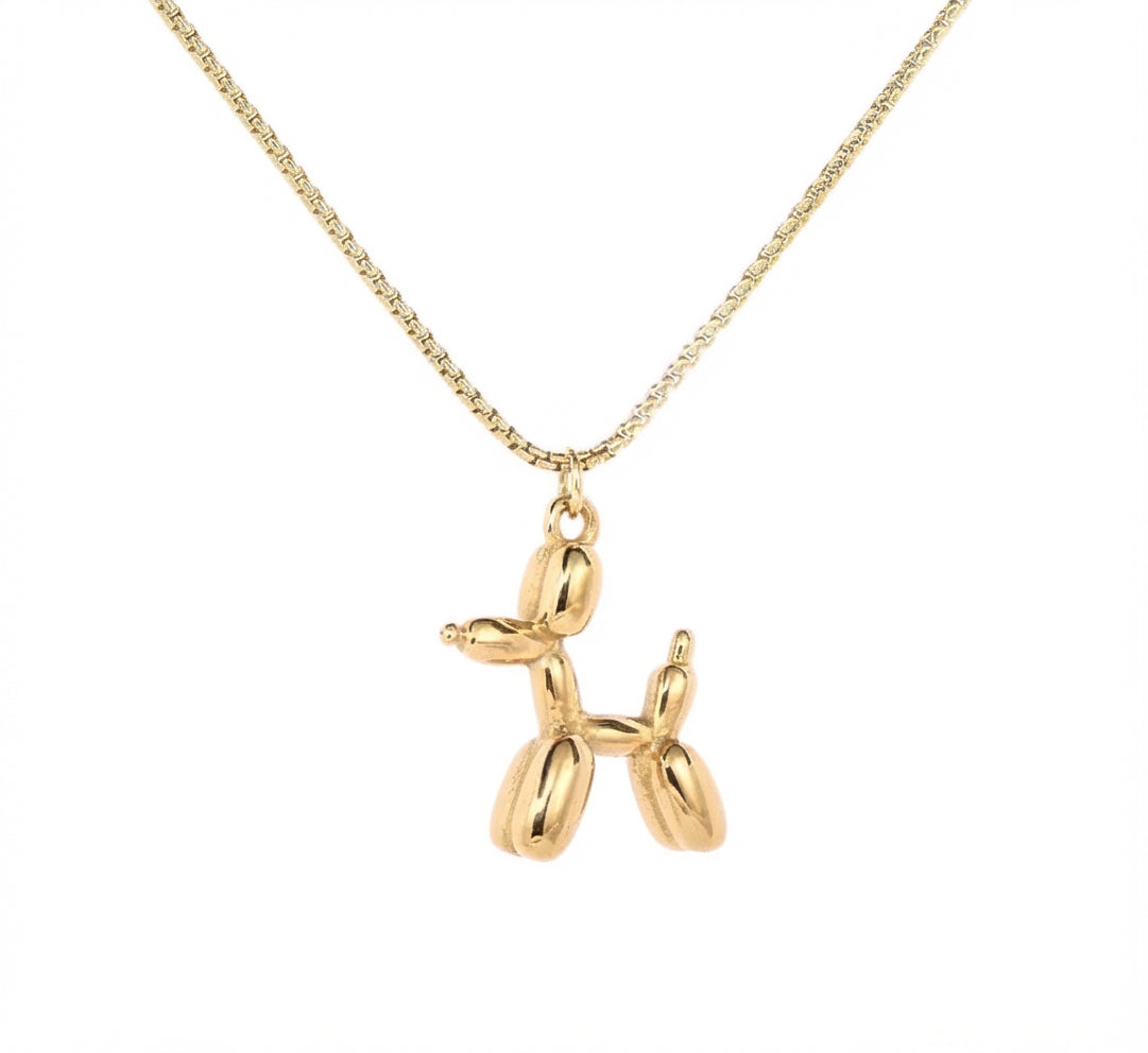 Fantasía fina CO.15 Collar de perrito dorado