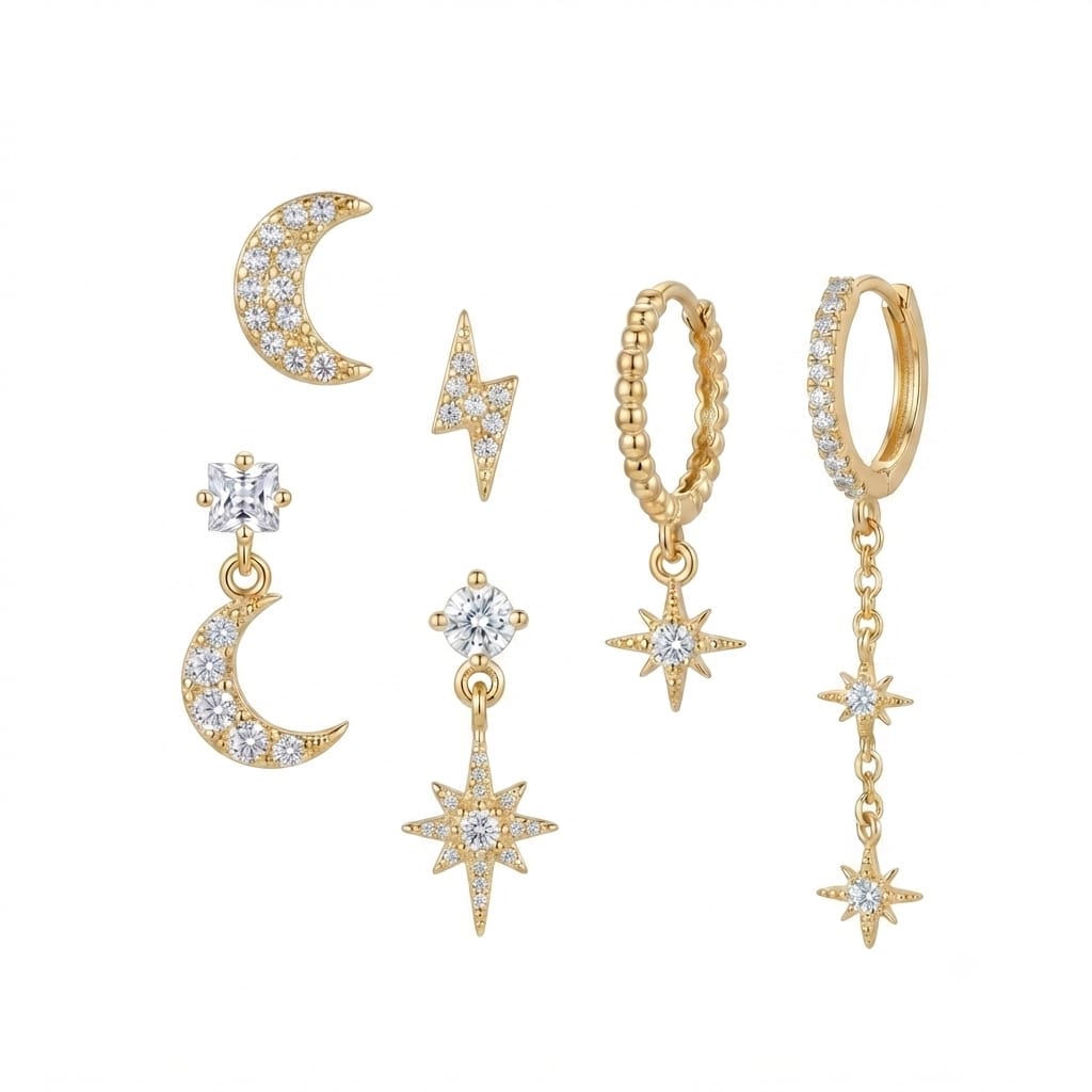 Baño de oro 18K.180 Piercing baño de oro