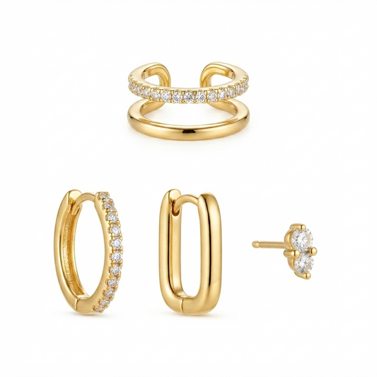 Baño de oro 18K.183 Piercing con baño de oro