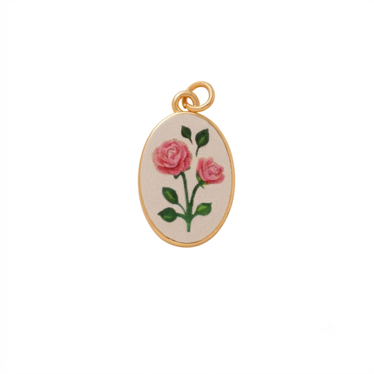 CHARM.35 Charm de rosas