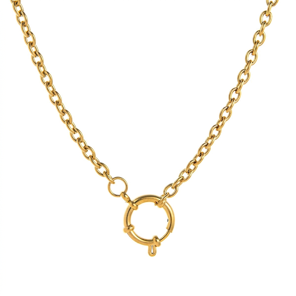 CHARM.66 Cadena para charms circular acero inoxidable