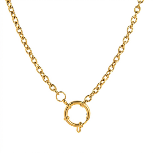 CHARM.66 Cadena para charms circular acero inoxidable