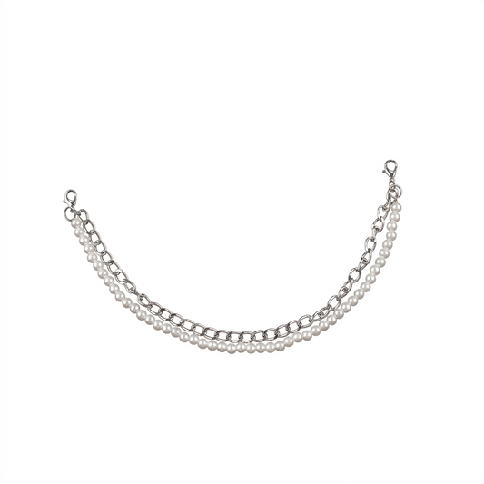 CIN.9 Accesorio de cadena y perlas para tenis