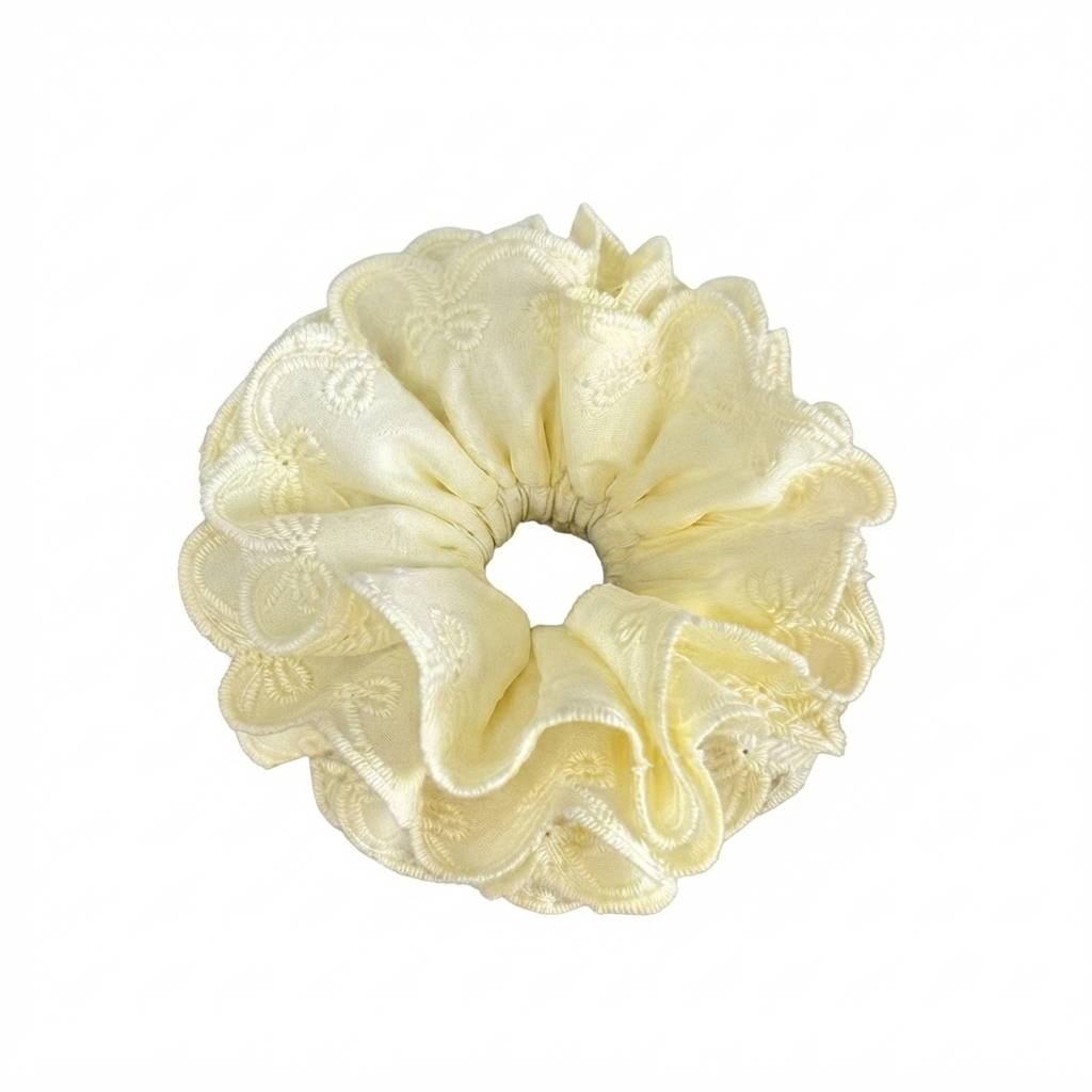 SCRUN.4 Scrunchie amarillo