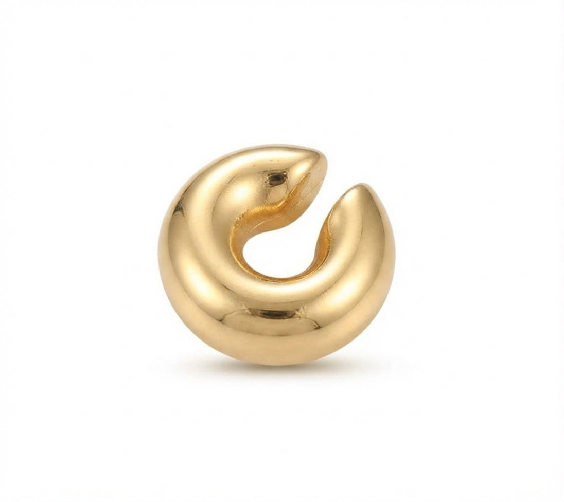 Fantasía fina ARE.143 Hoop dorado liso