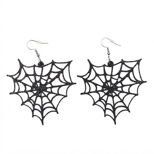 Acrílico HALL.13 Aretes tela de araña