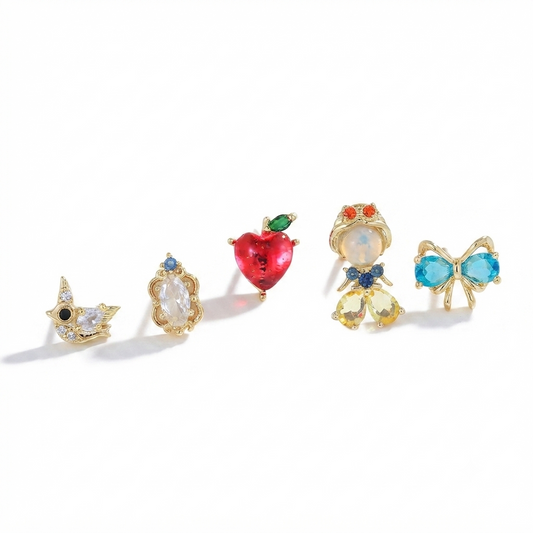Baño de oro 18K.188 Piercing Disney blanca nieves baño de oro