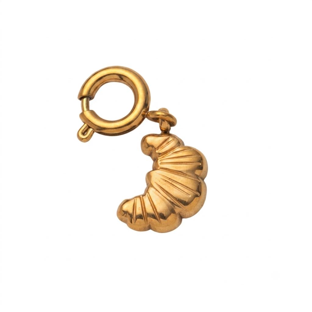CHARM.48 Charm de croissant dorado