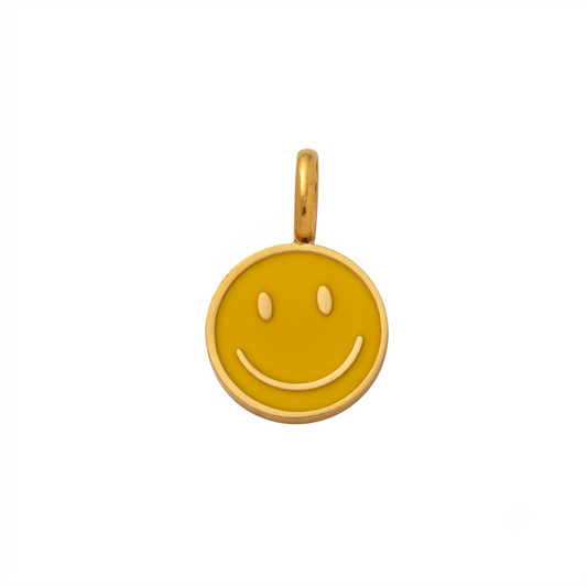 CHARM.55 Charm de carita feliz amarilla