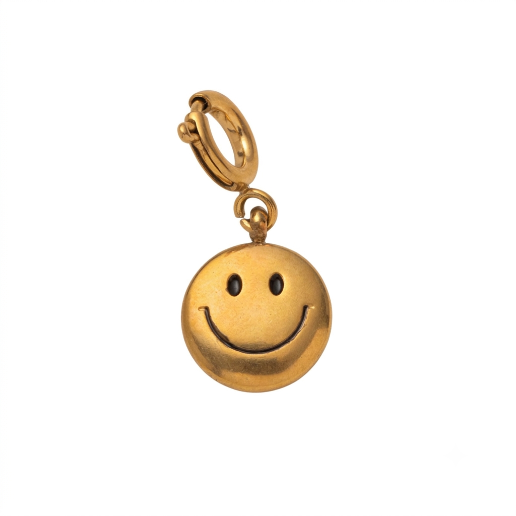 CHARM.44 Charm de carita feliz