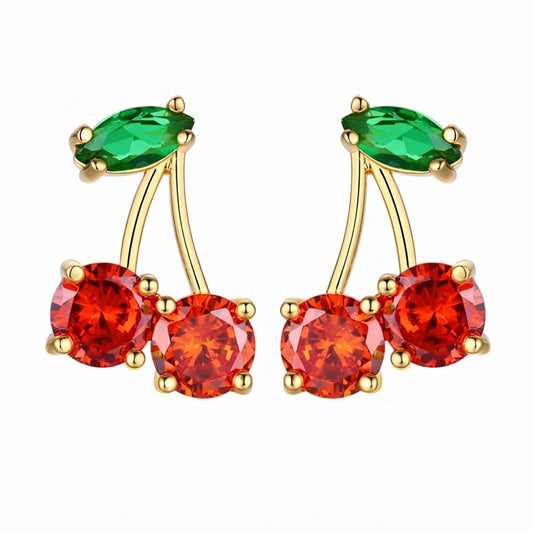 Fantasía fina ARE.149 Aretes de cereza