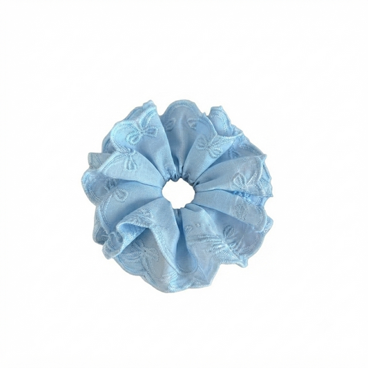 SCRUN.5 Scrunchie celeste