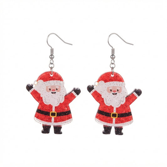 Acrílico NAV.10 Aretes de Santa Claus