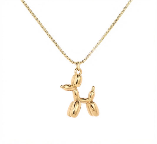 Fantasía fina CO.15 Collar de perrito dorado