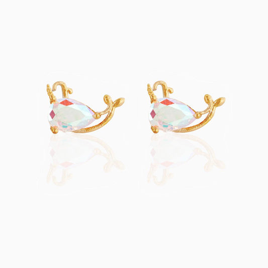 Baño de oro 18k.294 Aretitos con circonia
